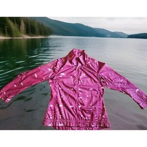 PUMA Jacket Windbreaker Womens Large Running Jogging Walking Lightweight